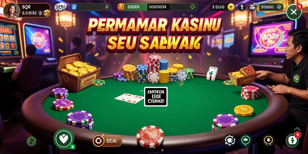 Tampilan gameplay Kasino yang menarik dan mengasyikkan di 8QR.