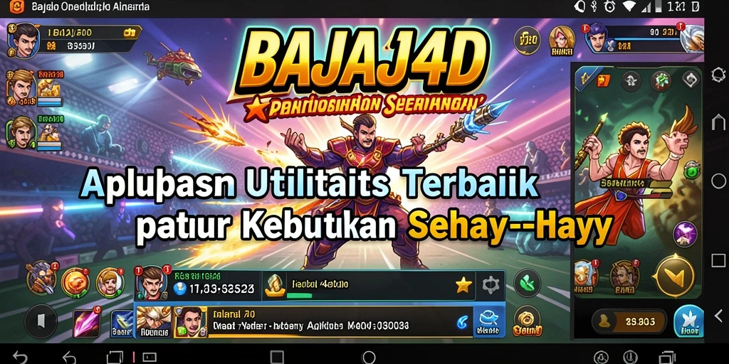 Screenshot BAJAJ4D menampilkan antarmuka aplikasi pengguna yang sederhana dan intuitif.