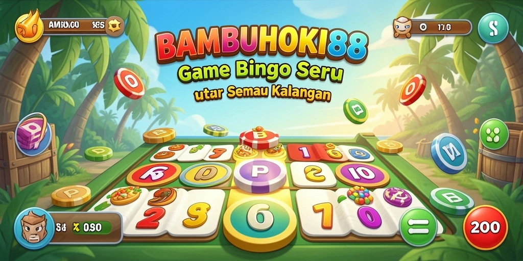 Screenshot BAMBUHOKI88 dengan gameplay Bingo yang seru dan interaktif.