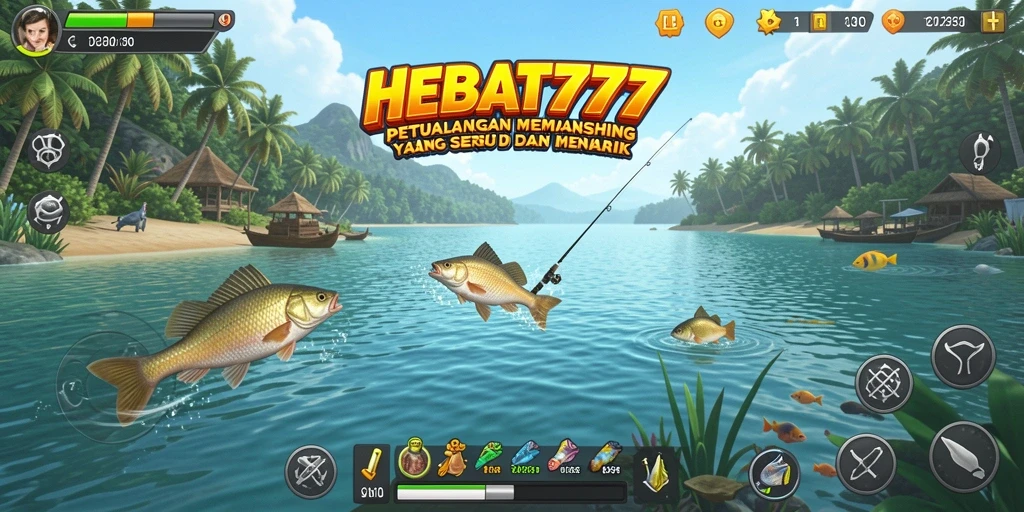 Tangkapan ikan besar dalam gameplay HEBAT777 yang mendebarkan.