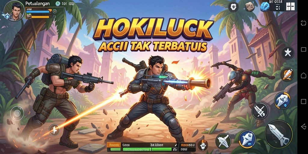 Gameplay HOKILUCK yang mendebarkan dan penuh aksi.