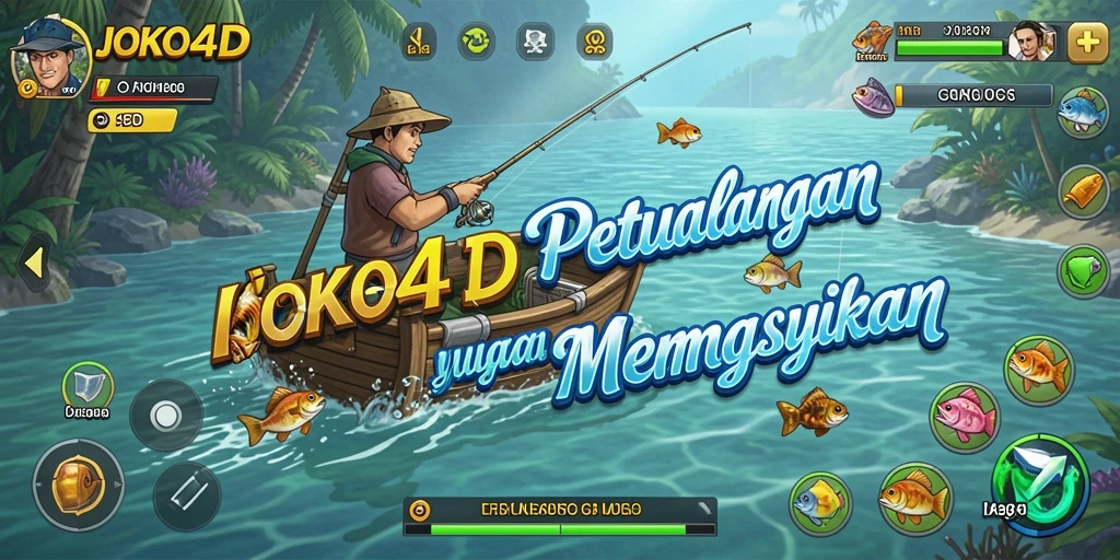 Gameplay memancing dalam JOKO4D yang menantang dan seru.