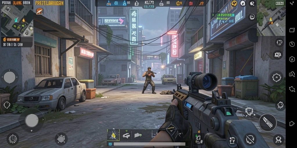 Gameplay menegangkan dari KG778 dengan aksi tembak-menembak seru.