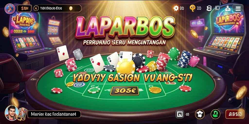 Tampilan gameplay LAPARBOS yang menakjubkan dengan berbagai permainan Kasino.