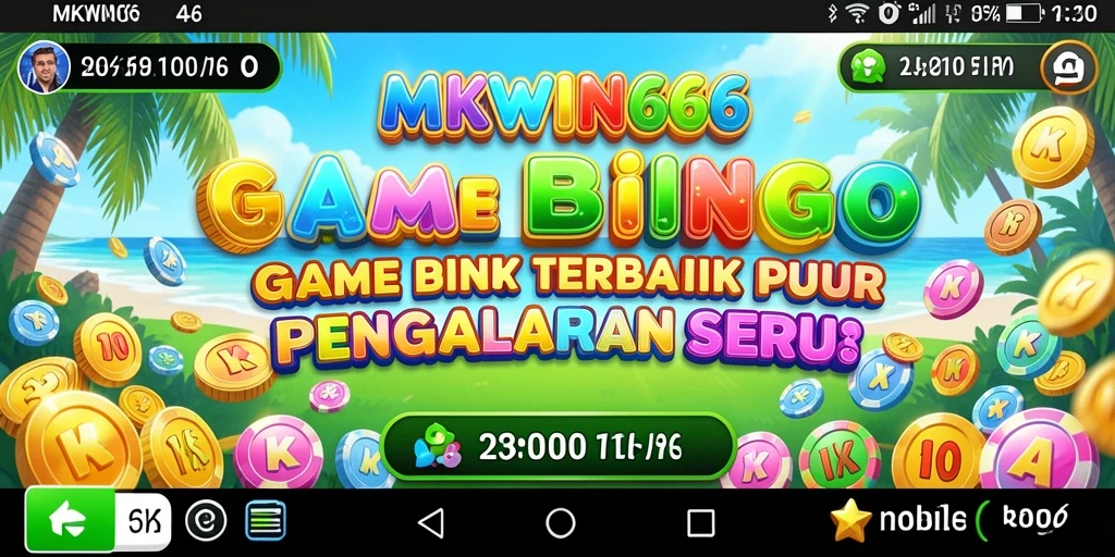 Gameplay seru Bingo di MKWIN666 dengan banyak pemain dan hadiah menanti!