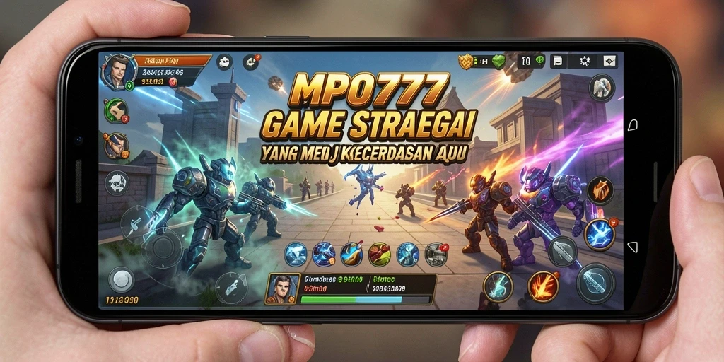 Tangkapan layar MPO777 menampilkan skenario pertempuran yang intens dan strategis.