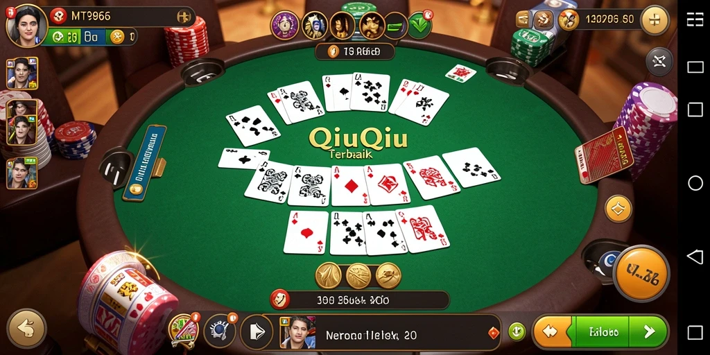 Tampilan gameplay menarik dalam MT966 QiuQiu.