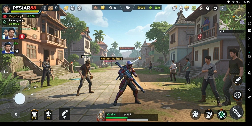 Screenshot utama PESIAR88 menampilkan gameplay Simulation yang seru.