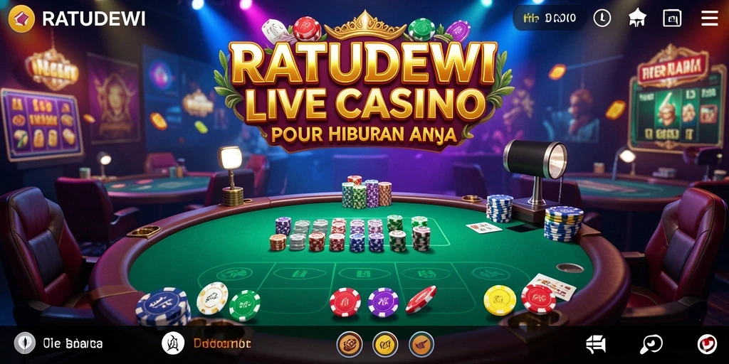 Tampilan gameplay langsung dari RATUDEWI yang memukau dan interaktif.