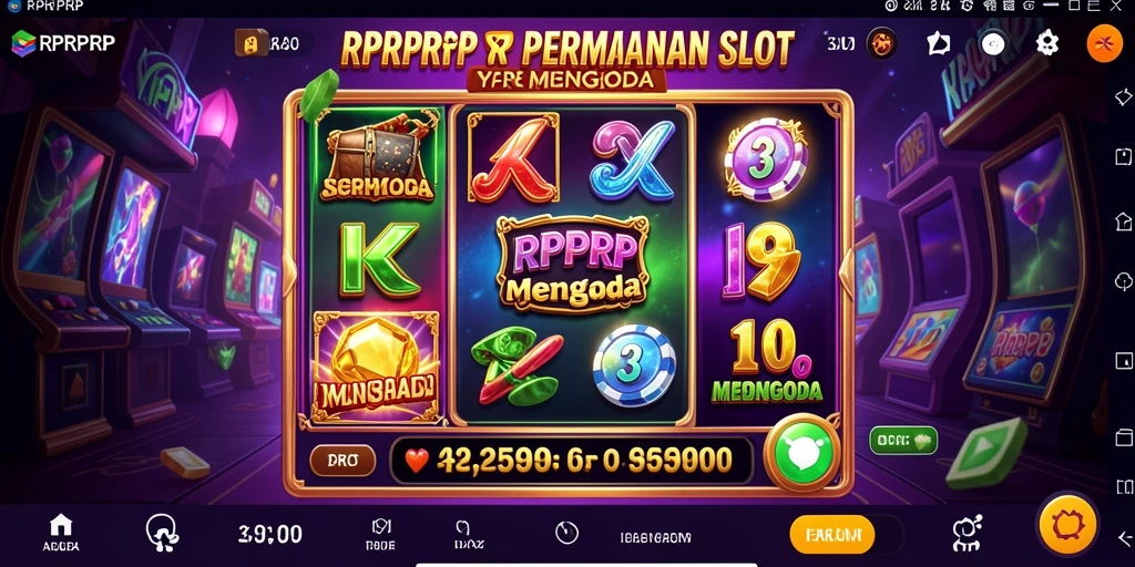 Screenshot menunjukkan gameplay menarik dari permainan Slot RPRPRP.