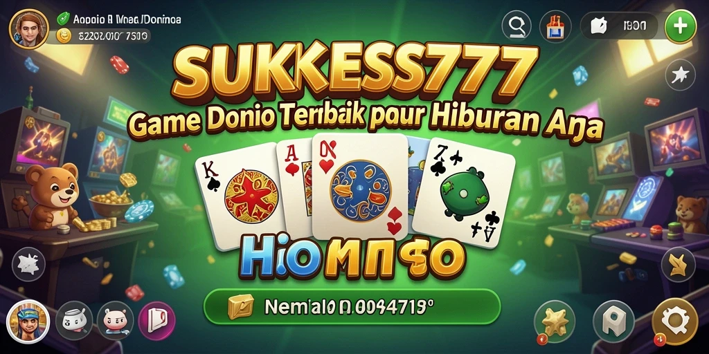 Tangkapan layar <strong>SUKSES777</strong> menampilkan permainan Domino yang seru dan dinamis.