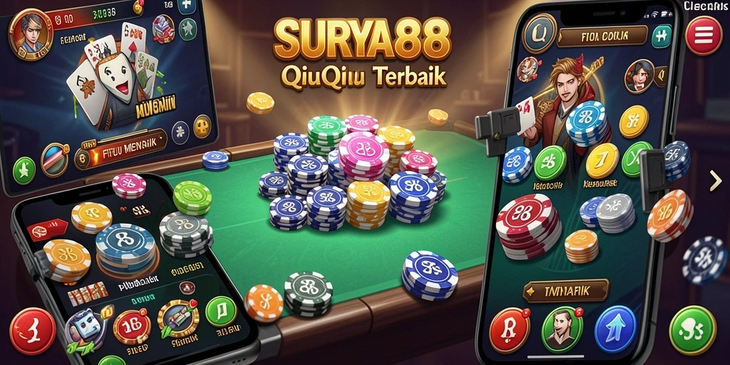 Tampilan gameplay SURYA88 yang seru dalam permainan QiuQiu.