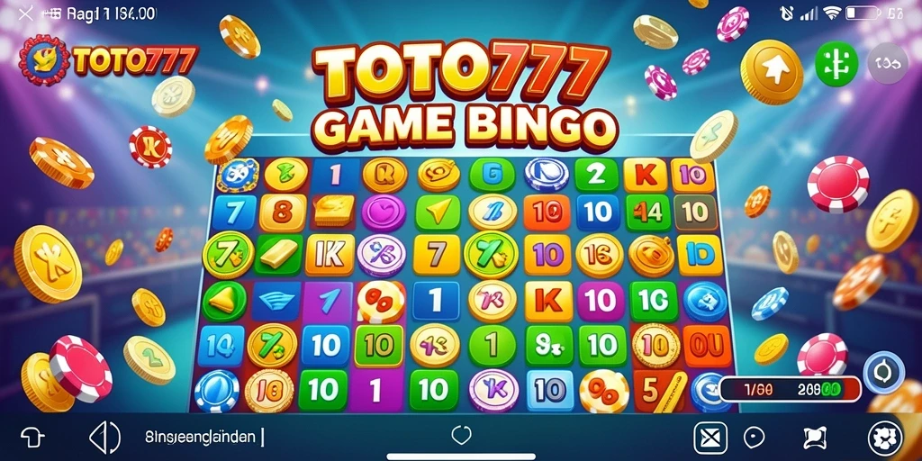 Tampilan gameplay Bingo yang seru di TOTO777.